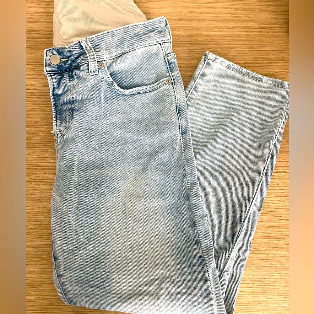 BLANQI DENIM Maternity Lightwash Straightcut Jeans Size 8